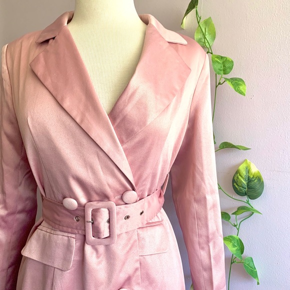 Nasty Gal Dresses & Skirts - Nasty Gal Mauve Blazer Dress